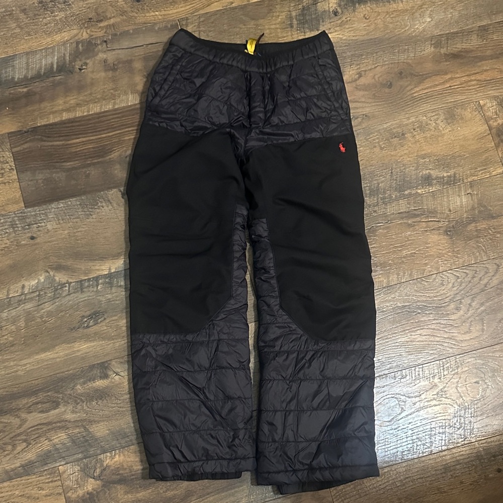 Polo Ralph Lauren Boys Size Medium 10/12 
Water Repellant Snow Pants Black